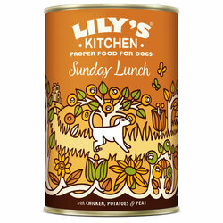 Pâtée pour chien Sunday Lunch Poulet 6 x 400 g Lily's Kitchen